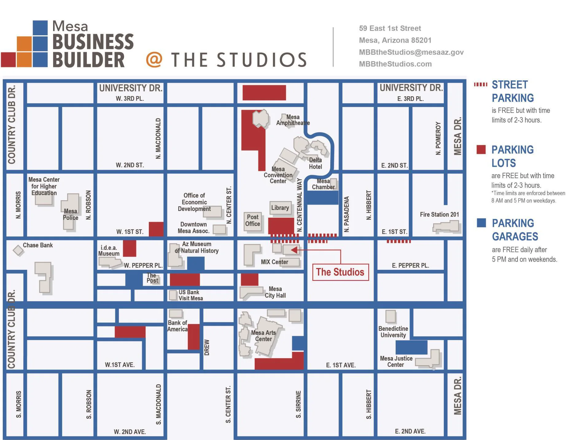 MBB The Studios Downtown Parking 2025