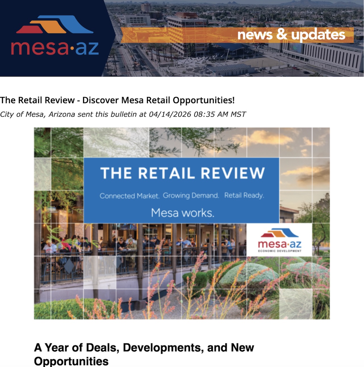 Select Mesa The Retail Review April 2026