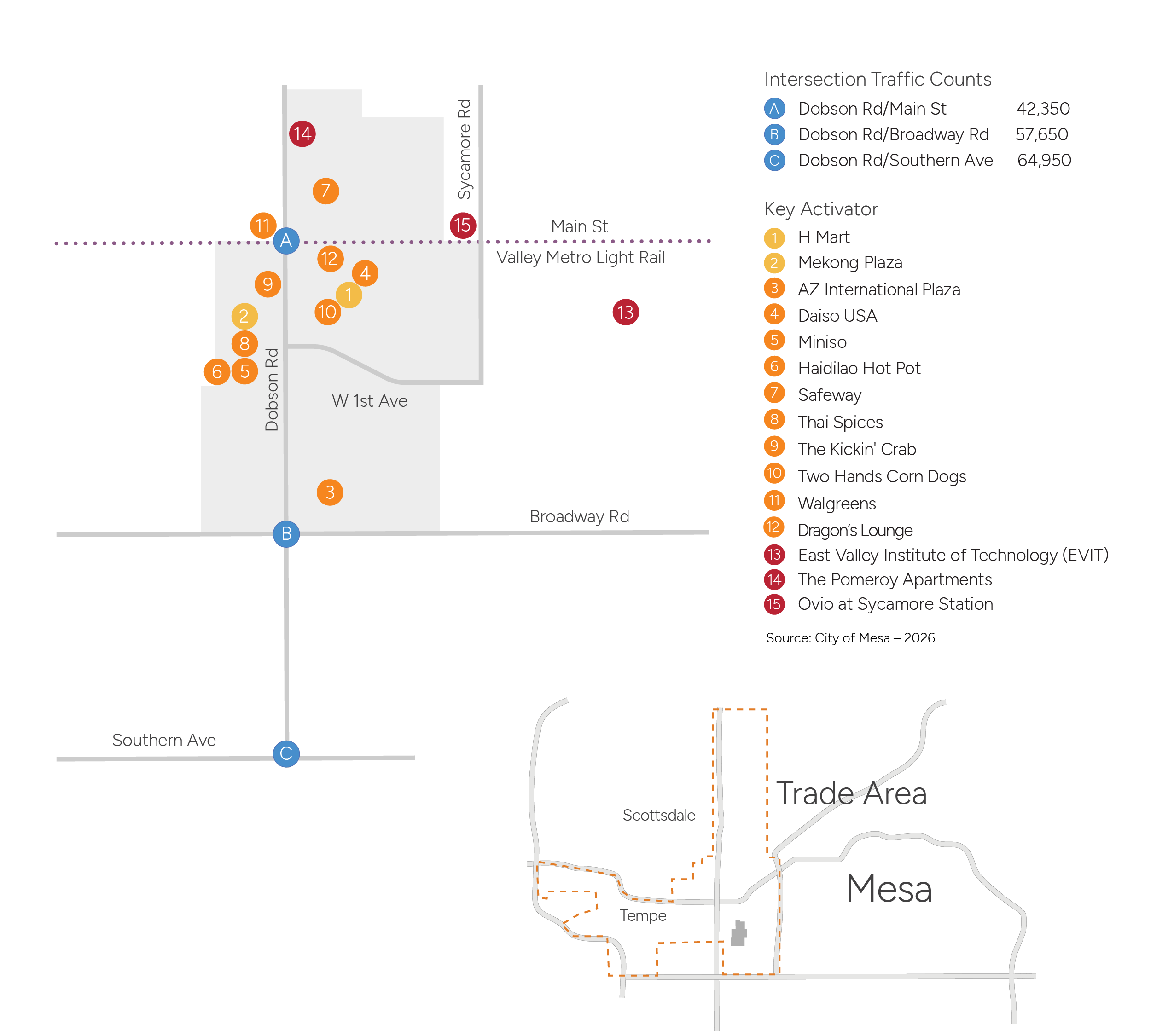 Mesa Asian District Map