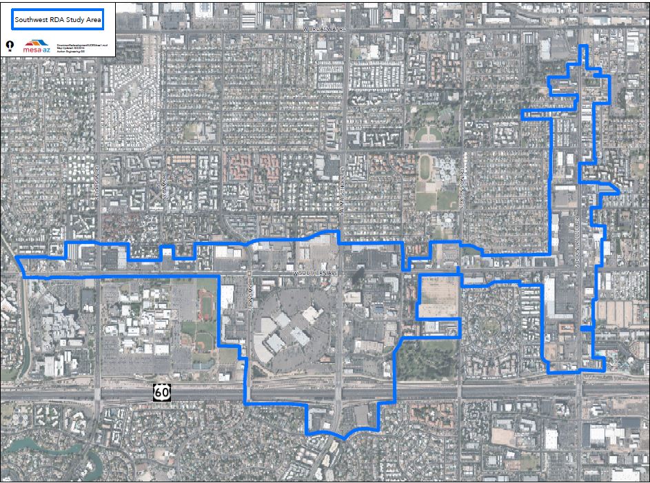 Southwest RDA map