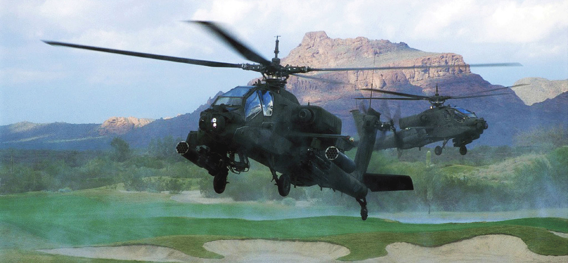 Boeing Apache helicopter