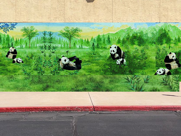 Panda-mural