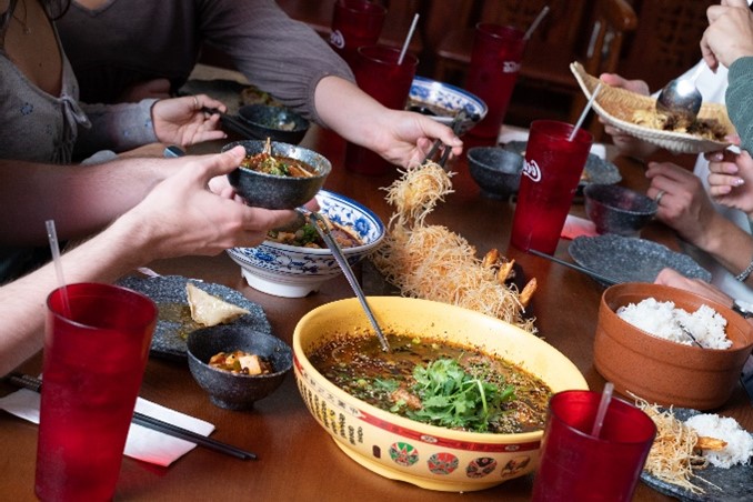 image of food in the Asian District