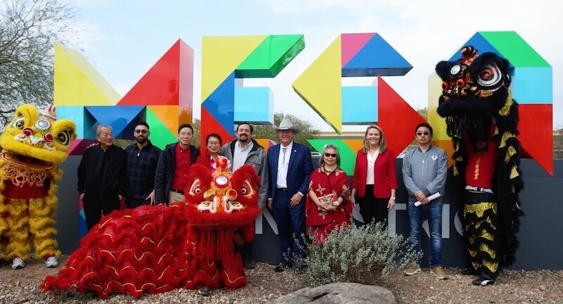 The Asian District celebrates new sign unveiling