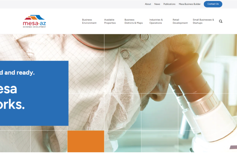 City of Mesa Launches New and Improved SelectMesa.com to Better Serve Businesses, Entrepreneurs, Site Selectors and Developers