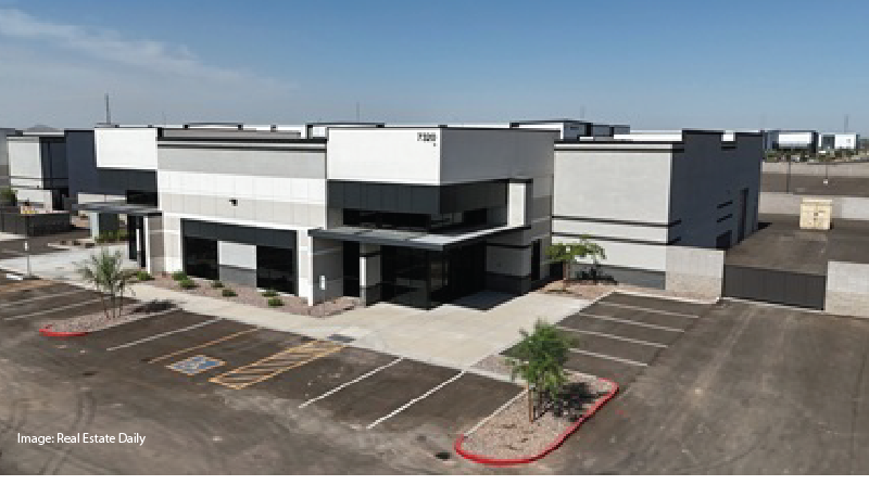 Beautiful industrial building in Mesa, Arizona.