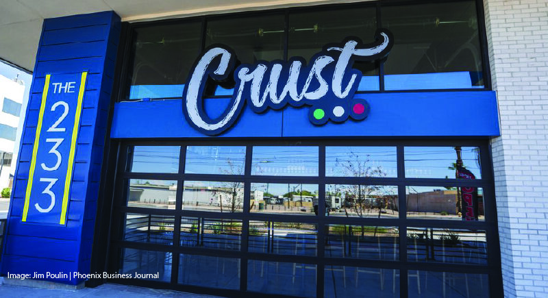 Crust storefront located in Mesa, AZ.