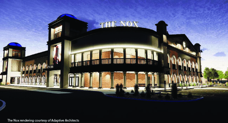 Landscape rendering of new venue, Nox.